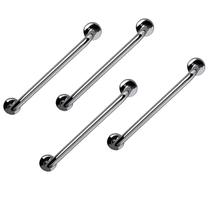 Barra de Apoio 70cm Inox Kit 4 Unidades Idoso Criança Gestante Banheiro Box Suporte Acessibilidade Deficiente Segurança Corrimao Escada
