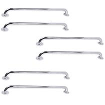 Barra de Apoio 70cm Inox Kit 6 Unidades Banheiro Box Gestante Idoso Criança Deficiente Suporte Segurança Proteçao Resistente Barra de Apoio 70cm Inox Kit 6 Unidades Banheiro Box Gestante Idoso Criança Deficiente Suporte Segurança Proteçao Resistente