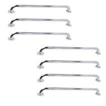 Barra de Apoio 70cm Inox Kit 7 Unidades Banheiro Box Idoso Deficiente Suporte Gestante Acessibilidade Resistente Segurança Proteçao