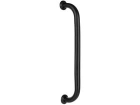 Barra De Apoio 80cm Alum Preto Fosco Cb2301 Barra De Apoio 80cm Alum Preto Fosco Cb2301