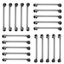 Barra de Apoio Aço Inox 40cm Kit 20 Unidades Banheiro Box Idoso Acessibilidade Deficiente Segurança Corrimao Escada Suporte Resistente Barra de Apoio Aço Inox 40cm Kit 20 Unidades Banheiro Box Idoso Acessibilidade Deficiente Segurança Corrimao Escada Suporte Resistente