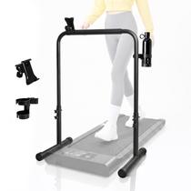 Barra de apoio ajustável para Walking Pad URLINE com suporte para celular e copo