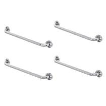 Barra de Apoio Alca 80cm kit 4 Uni Acessibilidade Idoso Cadeirante Deficiente Box Banheiro Corrimao Seguranca Corredor