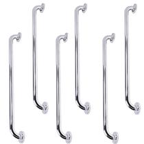 Barra de Apoio Alca 80cm kit 6 Uni Acessibilidade Idoso Cadeirante Deficiente Box Banheiro Corrimao Seguranca Corredor