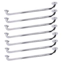Barra de Apoio Alca 80cm kit 7 Uni Acessibilidade Cadeirante Idoso Deficiente Box Banheiro Corrimao Corredor Seguranca