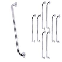 Barra de Apoio Alca 80cm kit 8 Uni Acessibilidade Idoso Cadeirante Deficiente Box Banheiro Corrimao Seguranca Corredor