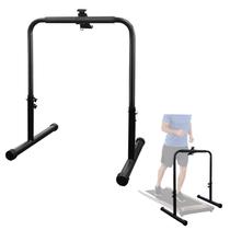 Barra de apoio Ayearparty com 62 cm de largura, altura ajustável e suporte para celular Barra de apoio Ayearparty com 62 cm de largura, altura ajustável e suporte para celular
