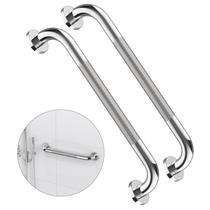 Barra de apoio de chuveiro ZUEXT Chrome em aço inoxidável antiderrapante de 40 cm