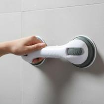 Barra de Apoio de Segurança para Banheiro com Ventosas Forte, Alça Antiderrapante para Idosos Gestante Deficiente Pegador Sem Furos Portátil