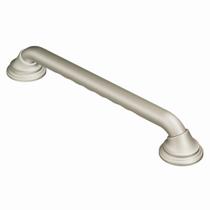 Barra de apoio de segurança para banheiro Moen Brushed Nickel 30cm R8712D3GBN