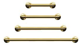 Barra De Apoio Dourada 50cm
