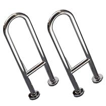Barra de Apoio em U 45cm Kit 2 Uni Banheiro Box Seguranca Idoso Cadeirante Gestante Hospital Casa de Repouso Lavabo Barra de Apoio em U 45cm Kit 2 Uni Banheiro Box Seguranca Idoso Cadeirante Gestante Hospital Casa de Repouso Lavabo
