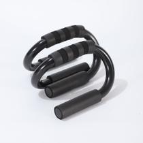 Barra De Apoio Flexão De Chão De Braço Suporte Fixo Metal Preto