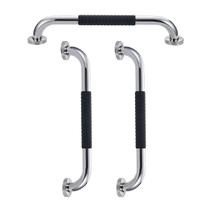 Barra de Apoio Inox 30cm Superficie Antiderrapante Kit 3 unidades Idoso Gestante Criança Cadeirante Banheiro Box Acessibilidade Segurança Proteçao Barra de Apoio Inox 30cm Superficie Antiderrapante Kit 3 unidades Idoso Gestante Criança Cadeirante Banheiro Box Acessibilidade Segurança Proteçao