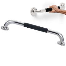 Barra de Apoio Inox 40cm Suporte Antiderrapante Banheiro Box Casa Escada Criança Idoso Gestante Acessibilidade Cadeirante Segurança Proteçao Barra de Apoio Inox 40cm Suporte Antiderrapante Banheiro Box Casa Escada Criança Idoso Gestante Acessibilidade Cadeirante Segurança Proteçao