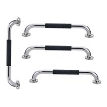 Barra de Apoio Inox 60cm Kit 4 unidades Suporte Antiderrapante Idoso Criança Gestante Banheiro Box Segurança Proteçao Acessibilidade Barra de Apoio Inox 60cm Kit 4 unidades Suporte Antiderrapante Idoso Criança Gestante Banheiro Box Segurança Proteçao Acessibilidade
