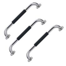 Barra de Apoio Inox 60cm Suporte Antiderrapante Kit 3 unidades Idoso Cadeirante Gestante Criança Banheiro Box Corrimao Escada Proteçao Resistente Segu Barra de Apoio Inox 60cm Suporte Antiderrapante Kit 3 unidades Idoso Cadeirante Gestante Criança Banheiro Box Corrimao Escada Proteçao Resistente Segu