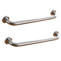 Barra de Apoio Kit 2 Uni 80cm Inox Acessibilidade Banheiro Idoso Gestante Deficiente Segurança Corrimao Suporte Escada Barra de Apoio Kit 2 Uni 80cm Inox Acessibilidade Banheiro Idoso Gestante Deficiente Segurança Corrimao Suporte Escada