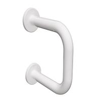 Barra de Apoio Lateral para Lavatório Alumínio Branco