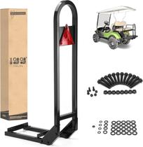 Barra de apoio para assento traseiro para carrinho de golfe 10L0L Heavy Duty Safety preta Barra de apoio para assento traseiro para carrinho de golfe 10L0L Heavy Duty Safety preta