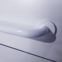 Barra de Apoio para Banheiro Alumínio Branco 70 cm