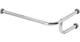 Barra De Apoio Para Lavatório De Canto Em L 40x50cm Direito