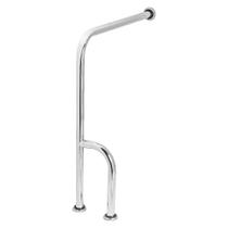 Barra De Apoio Para Sanitário Chão E Parede 70x50cm Esquerd