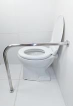 Barra De Apoio Para Vaso Sanitário 60x60 Corrimão Em L De Alumínio