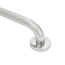 Barra De Apoio Reta 40cm Em Aço Inox Polido Brilhante Barra De Apoio Reta 40cm Em Aço Inox Polido Brilhante