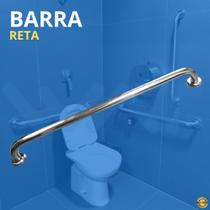 Barra de Apoio Reta 70 cm em Aço Inox 304 com Parafuso