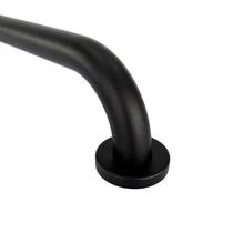 Barra de Apoio Reta em Alumínio Preta 60 cm