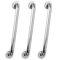 Barra de Apoio Suporte 40cm Kit 3 Uni Idoso Gestante Deficiente Amputado Banheiro Box Segurança Acessibilidade Corrimao