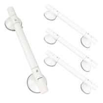 Barra De Apoio Ventosa Fluorescente Kit 3 Uni Alta Fixacao PCD Gestantes Idosos Seguranca Escada Lavabo Banheiro