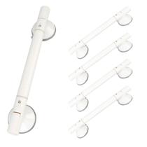 Barra De Apoio Ventosa Fluorescente Kit 4 Uni Alta Fixacao Gestantes Idosos PCD Seguranca Escada Corrimao Banheiro