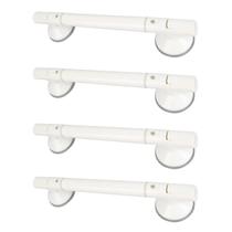 Barra De Apoio Ventosa Fluorescente Kit 4 Uni Alta Fixacao PCD Idosos Gestantes Seguranca Escada Lavabo Banheiro