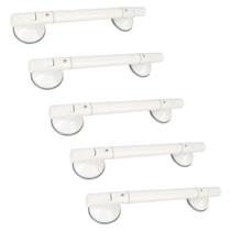 Barra De Apoio Ventosa Fluorescente Kit 5 Uni Alta Fixacao PCD Gestantes Idosos Seguranca Escada Lavabo Banheiro