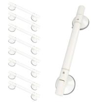Barra De Apoio Ventosa Fluorescente Kit 8 Uni Alta Fixacao Idosos Gestantes PCD Seguranca Escada Corrimao Banheiro Barra De Apoio Ventosa Fluorescente Kit 8 Uni Alta Fixacao Idosos Gestantes PCD Seguranca Escada Corrimao Banheiro