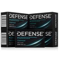 Barra de aveia Soap Defense Soap Defense, pacote com 5 unidades para homens, 100% natural