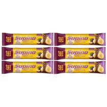 Barra De Banana Ameixa Com Chocolate 24g Banana Brasil Kit 6 Saudável Zero Açúcar Natural