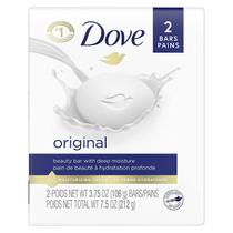 Barra de beleza Dove White Original 113g e 2 barras (pacote com 5) Barra de beleza Dove White Original 113g e 2 barras (pacote com 5)