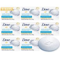 Barra de beleza esfoliante suave Soap Dove, pacote com 8, 140 g