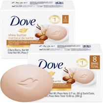 Barra de beleza Soap Dove com manteiga de karité e baunilha, 90 ml, pacote com 8 Barra de beleza Soap Dove com manteiga de karité e baunilha, 90 ml, pacote com 8