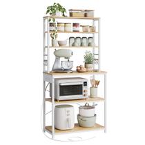 Barra de café Bakers Rack VASAGLE com prateleiras de armazenamento de 6 camadas UKKS119Y01