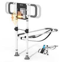Barra de Cama Dobrável Aptvis 159 kg com Luz LED e Bolso Cinza
