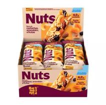 Barra De Castanhas Amendoim e Frutas Nuts 12Un De 25g Banana Brasil