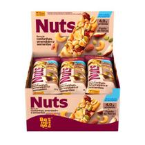 Barra de Castanhas, Amendoim e Sementes Nuts display com 12 barras de 25g - Banana Brasil