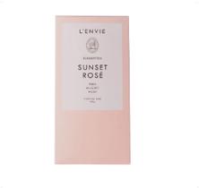 Barra de cera perfumada p/ difusor sunset rose 40g lenvie - L'envie