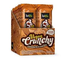 Barra de Cereais Cenoura e Cacau biO2 Vegan Crunchy 10 un 28g