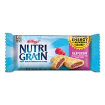 Barra de cereais Kellogg's Nutri-Grain com sabor de framboesa