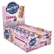 Barra de Cereais Nutry Frutas Vermelhas 24 Unidades 22g Barra de Cereais Nutry Frutas Vermelhas 24 Unidades 22g